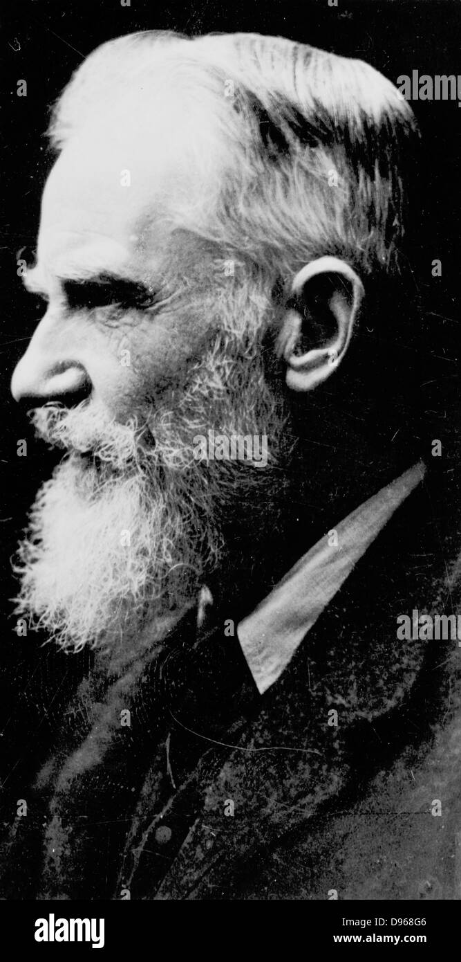 George Bernard Shaw (1856-1950) dramaturge irlandais, critique et Fabian. Après une photographie publiée Londres c1930. Banque D'Images