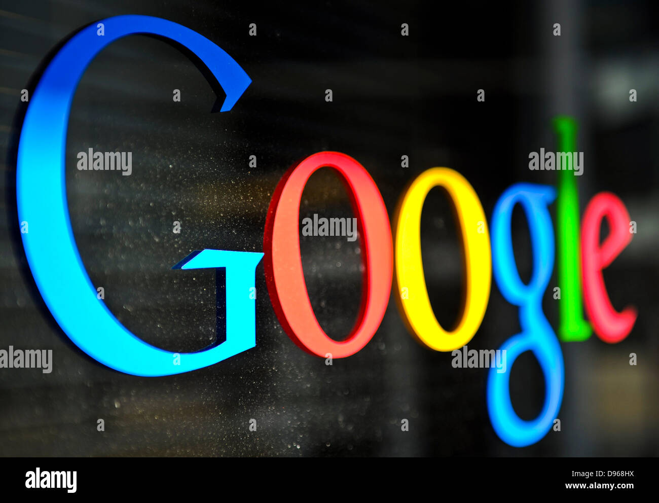 Silicon Valley - Campus Google Logo - Banque D'Images