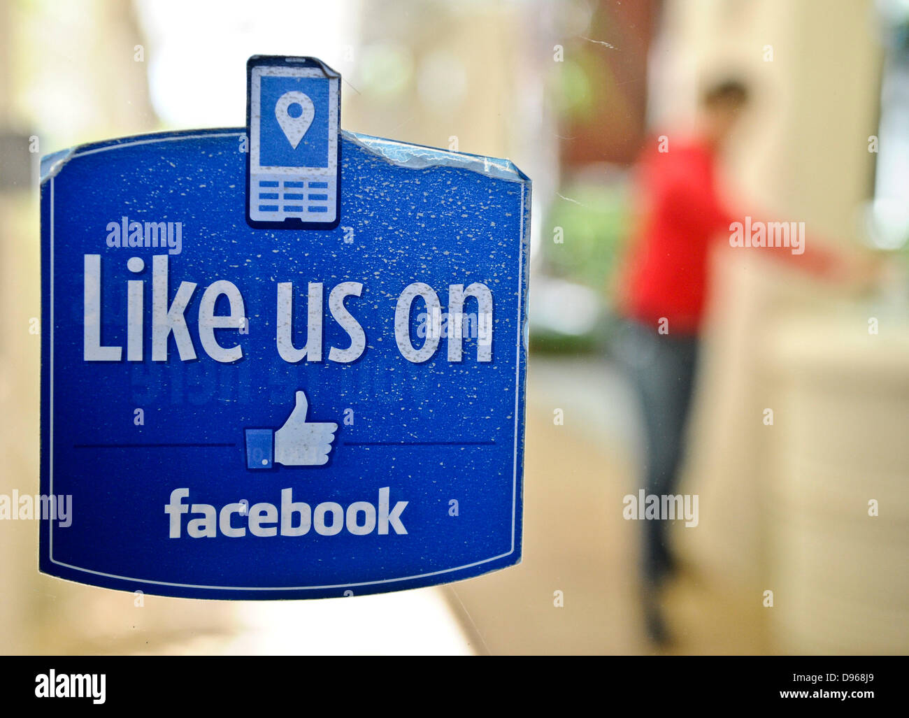 Silicon Valley - Facebook - aimez-nous sur facebook Banque D'Images