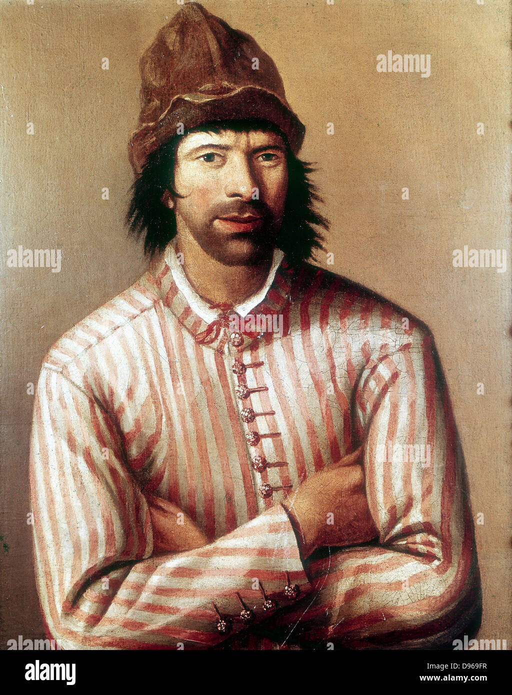 Peter I, le Grand (1672-1725), Tsar de Russie de 1682, ici vêtu comme un apprenti charpentier de navire de sorte qu'il puisse aller incognito tout en étudiant la construction navale. Banque D'Images