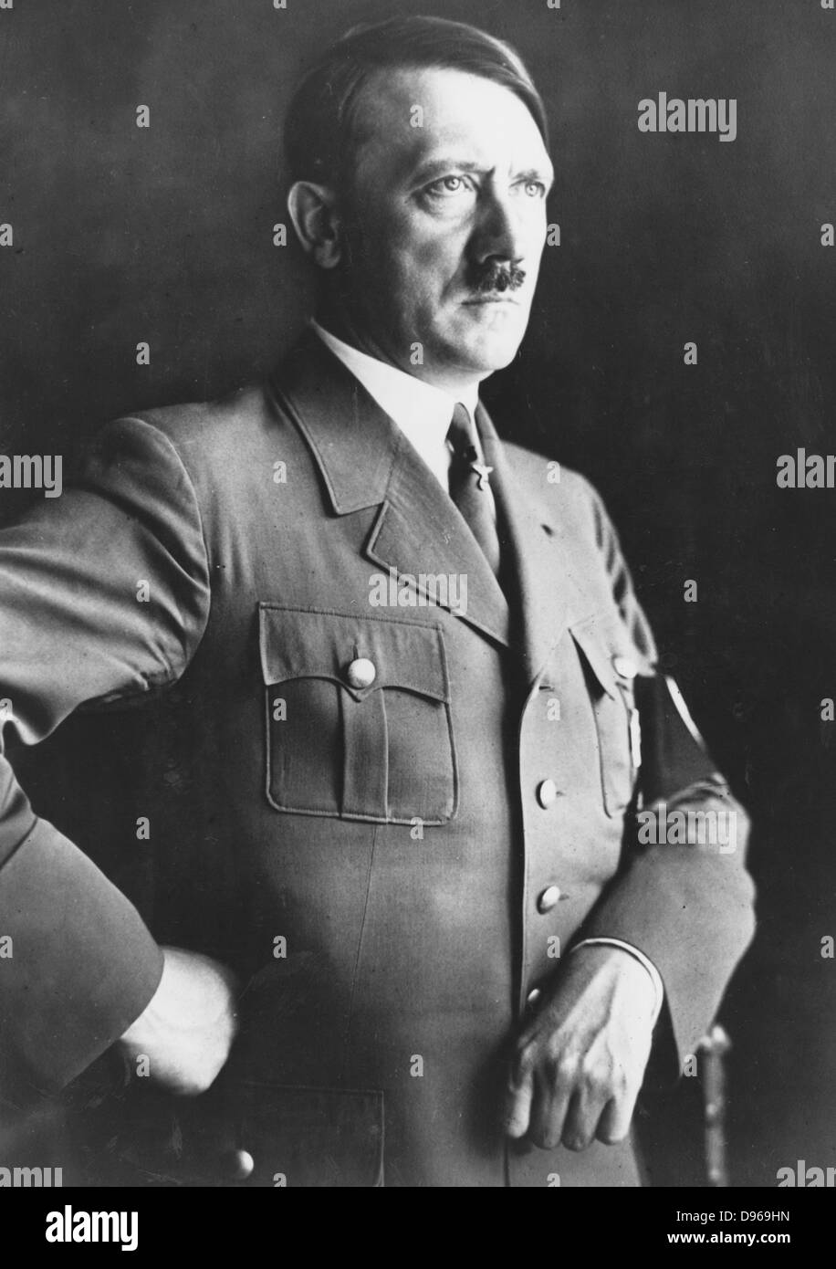 Adolph Hitler (1889 - 1945) Allemand dictateur. Photographie c1935. Banque D'Images