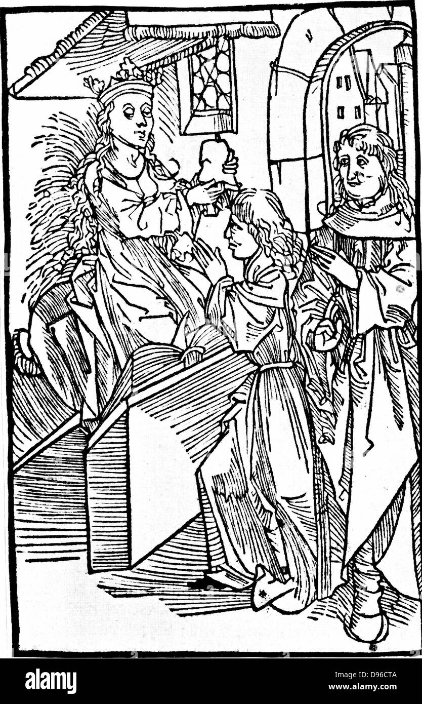 Cassandra : grec légendaire prophétesse, fille de Priam, roi de Troie, et Hecuba. A rejeté les avances d'Apollo, alors il fait en sorte que personne n'a cru son prophéties, même si généralement vrai. Prophète de malheur. Un personnage dans Homère ; dans Troilus et Cressida de Shakespeare '1602' ; 'Chaucer Troilus et Cresayde' c1385-1390. Banque D'Images