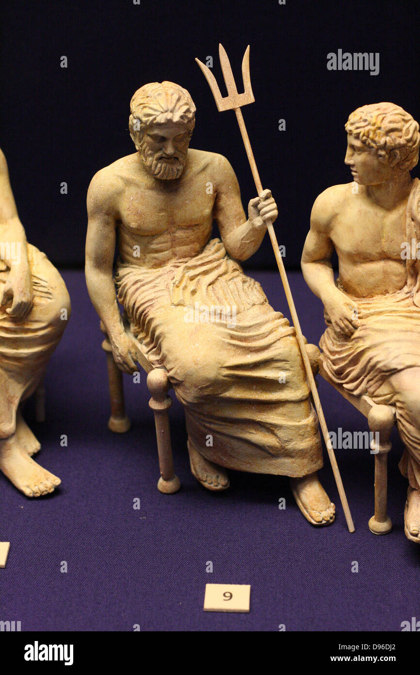 3-D les loisirs des dieux de l'Olympe de la frise du Parthénon. Les sculpteurs de l'Université de Tsukuba, et l'Université de Tokyo des Arts. Banque D'Images