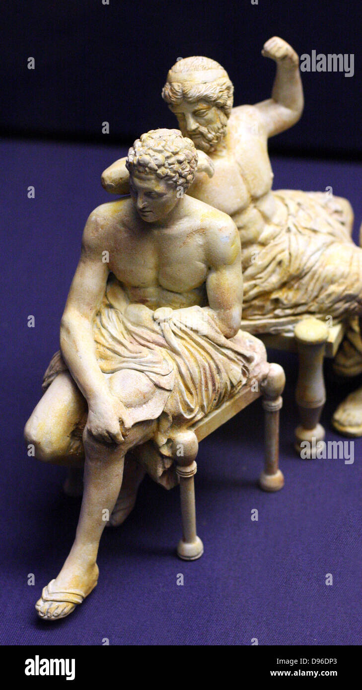 3-D les loisirs des dieux de l'Olympe de la frise du Parthénon. Les sculpteurs de l'Université de Tsukuba, et l'Université de Tokyo des Arts. Banque D'Images