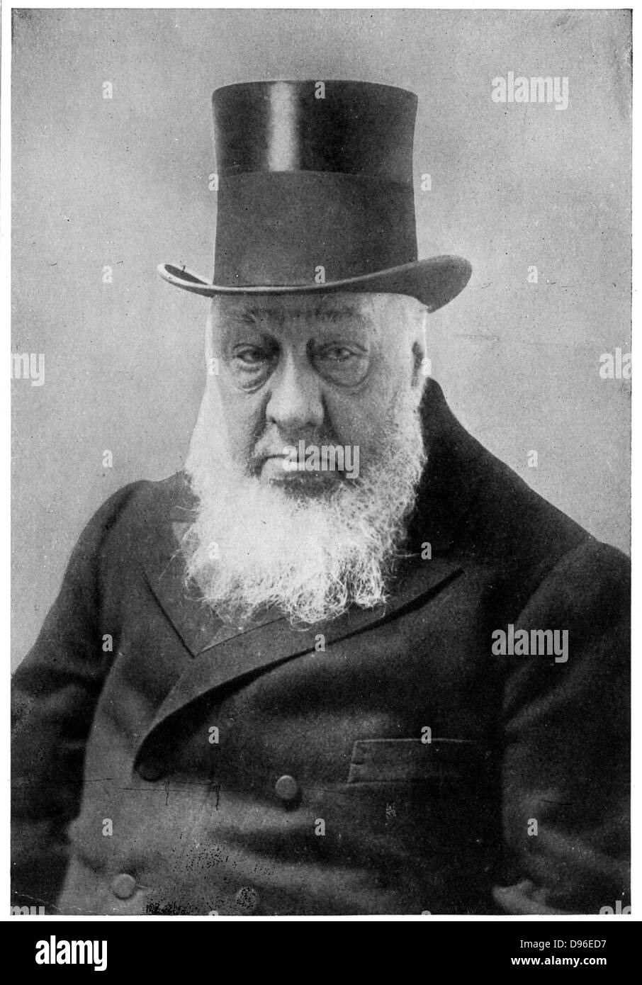 (Stephanus Johannes Paulus) Kruger (1825-1904) connu sous le nom de Paul de MOO. Homme politique sud-africain. Banque D'Images