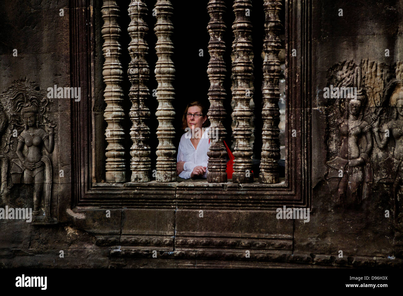 Complexe du temple d'Angkor Banque D'Images