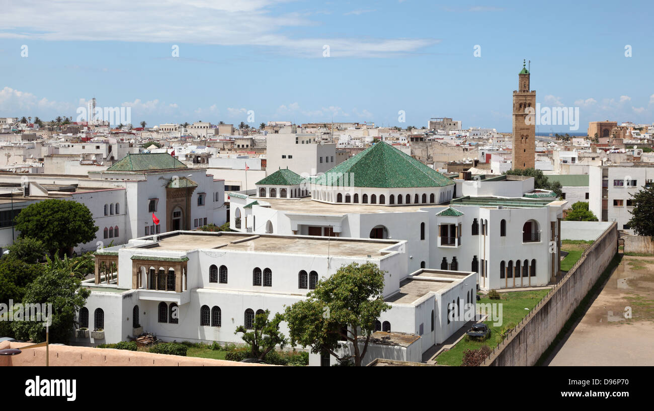 Mosquée dans la vieille ville de Rabat, Maroc Banque D'Images