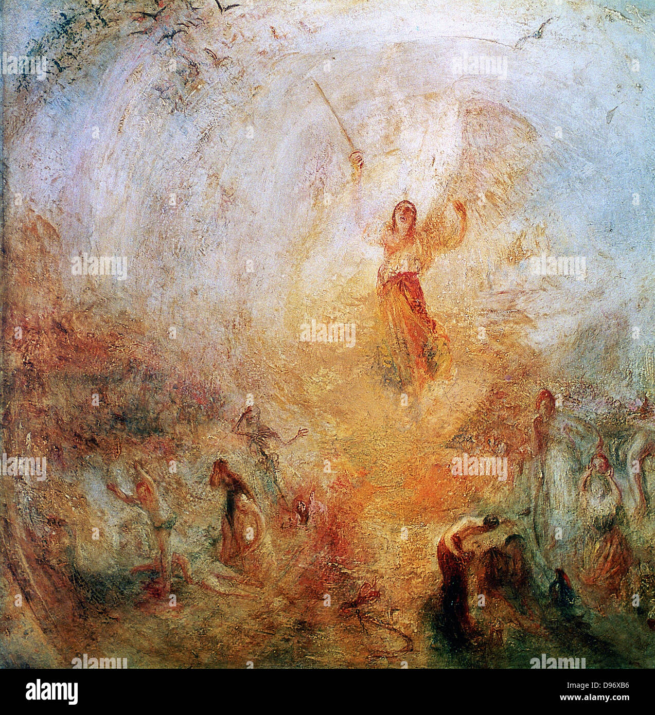 L'Ange debout dans le soleil' c1846. Joseph Mallord William Turner (1775-1851) peintre anglais. Huile sur toile. Banque D'Images