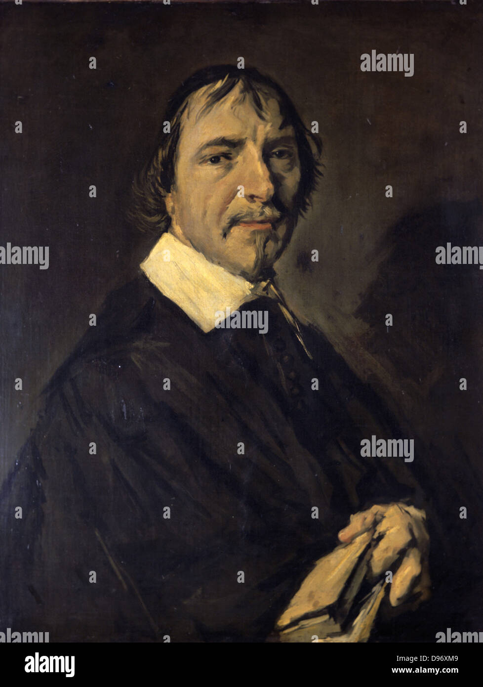Portrait du pasteur Langelius. Frans Hals (c1581-1666), peintre néerlandais. Banque D'Images