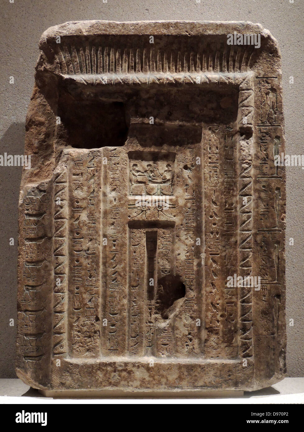 Fausse Porte de Senemut intendant de la reine Hatshepsout xviiième dynastie, 1480-1460BC Thèbes, Egypte Banque D'Images