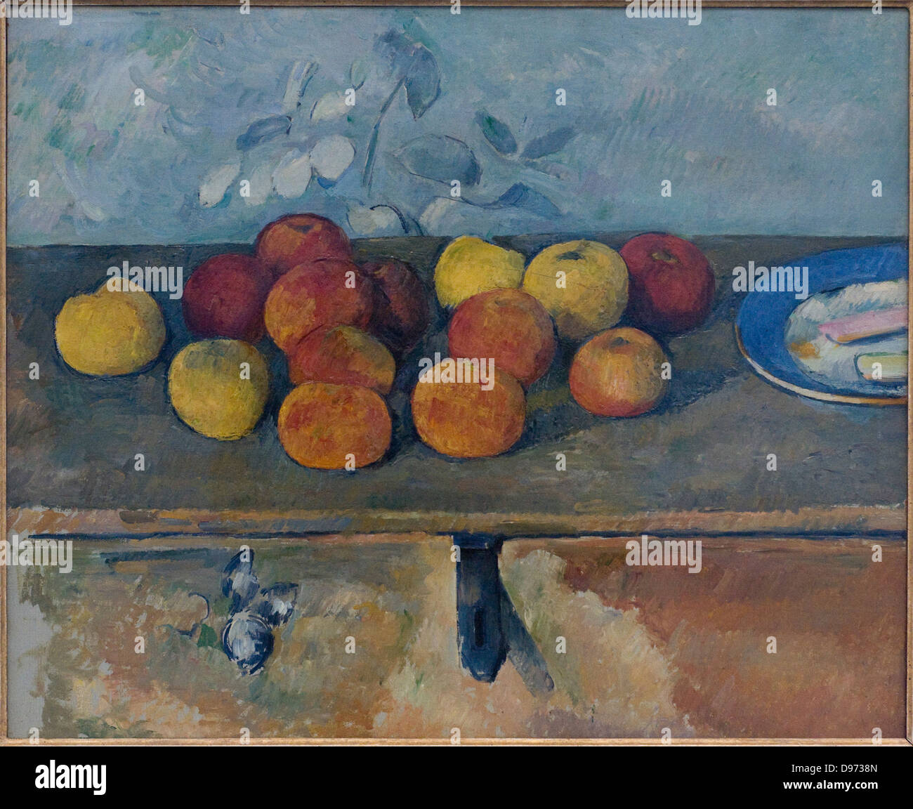 Paul Cézanne Pommes et biscuits - Pommes et biscuits 1879-1880 Musée de l'Orangerie - Paris Banque D'Images