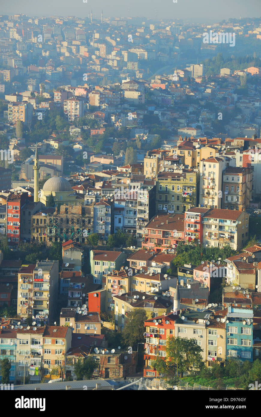 ISTANBUL, TURQUIE. L'étalement urbain. Banque D'Images