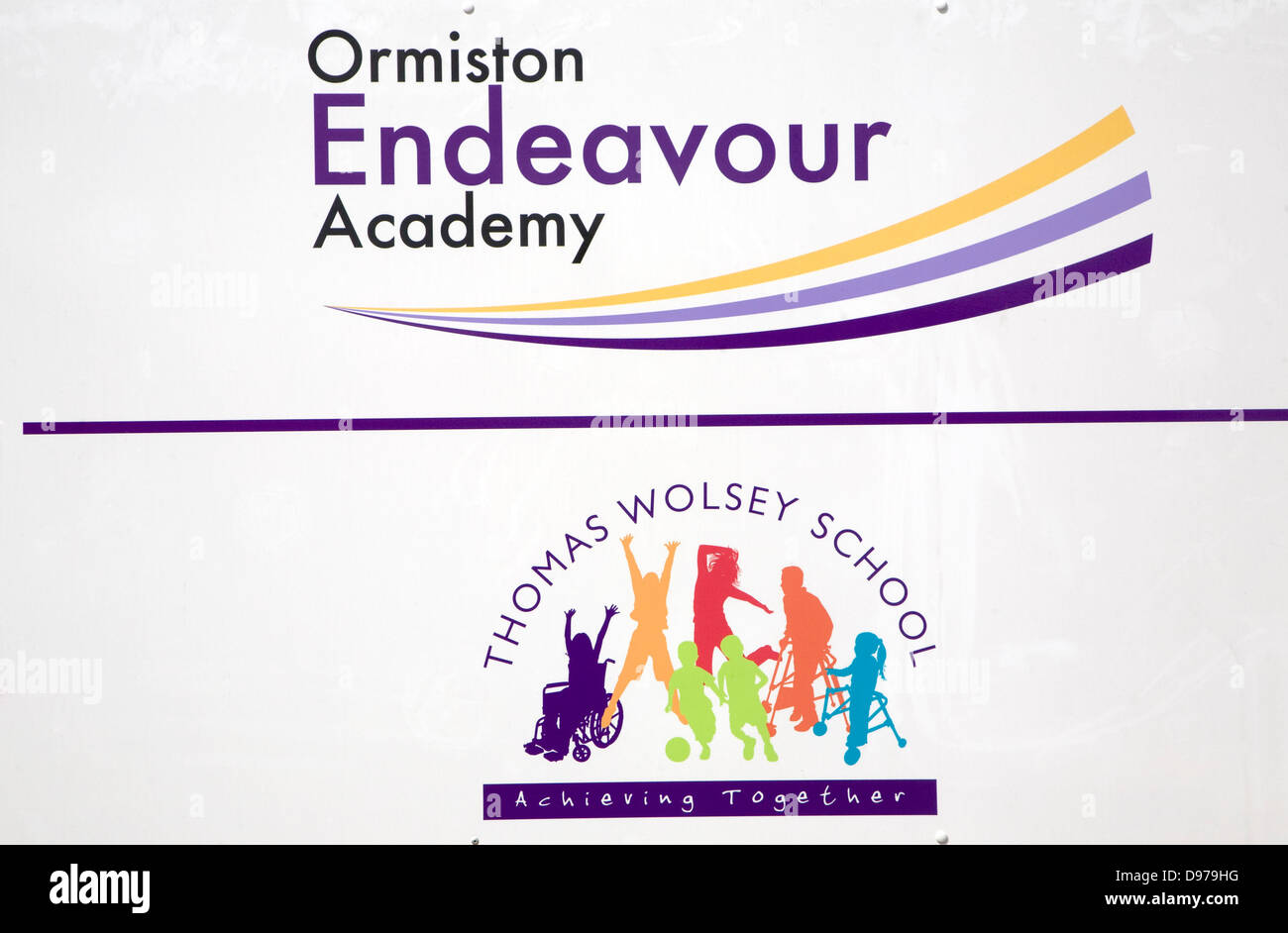 S'efforcer Ormiston Academy School, Ipswich, Suffolk, Angleterre Banque D'Images