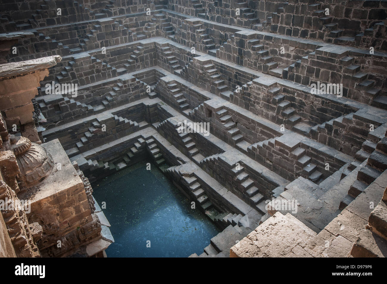 Chand Baori, un des plus profonds cages en Inde Banque D'Images