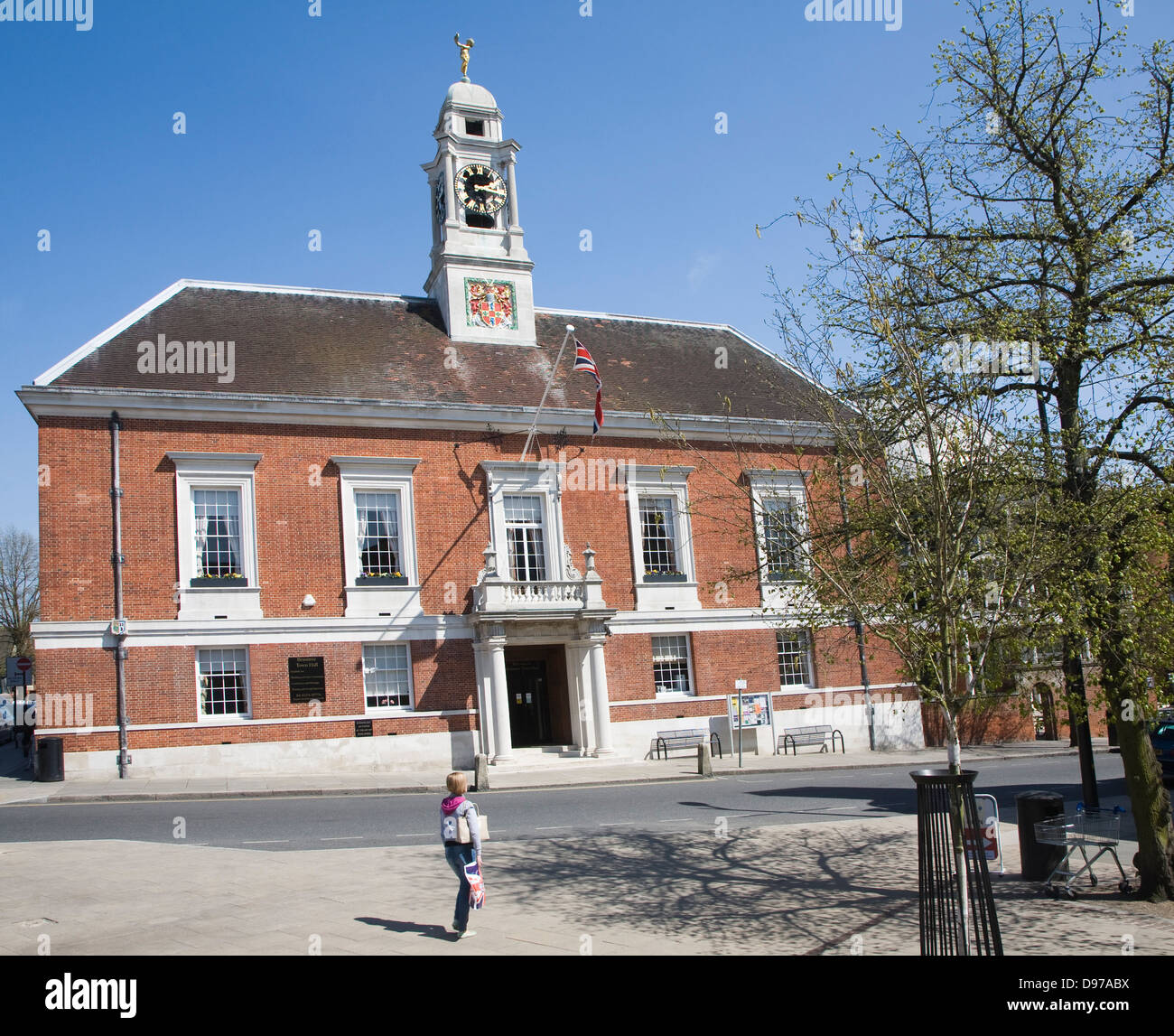 Hôtel de ville construit en 1920 à Braintree, Essex, Angleterre Banque D'Images