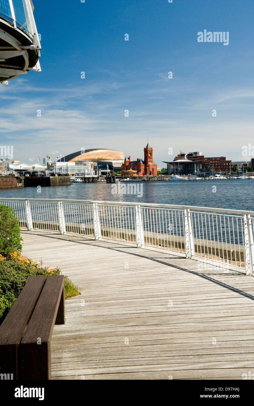 Bâtiment victorien pierhead cadiff bay au Pays de Galles Banque D'Images