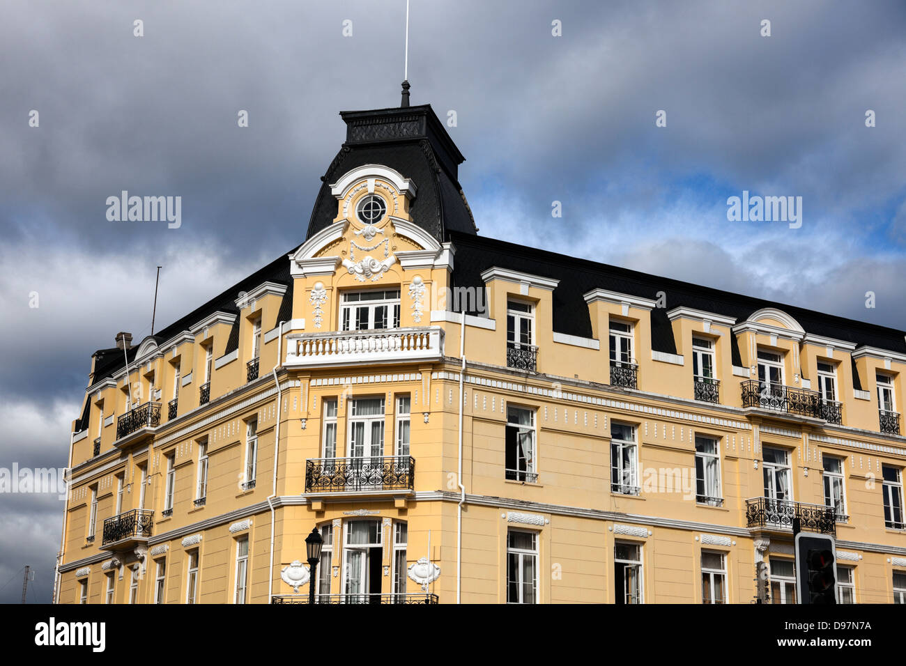 Architecture du centre de Punta Arenas, Chili Banque D'Images