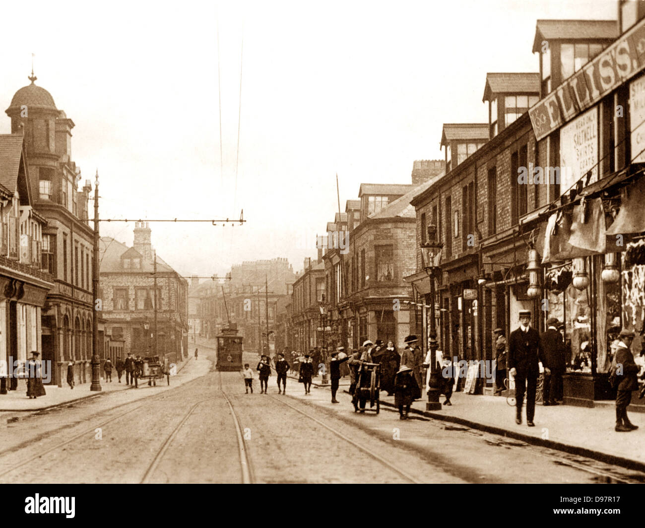 Gateshead Coatsworth Road début des années 1900 Banque D'Images