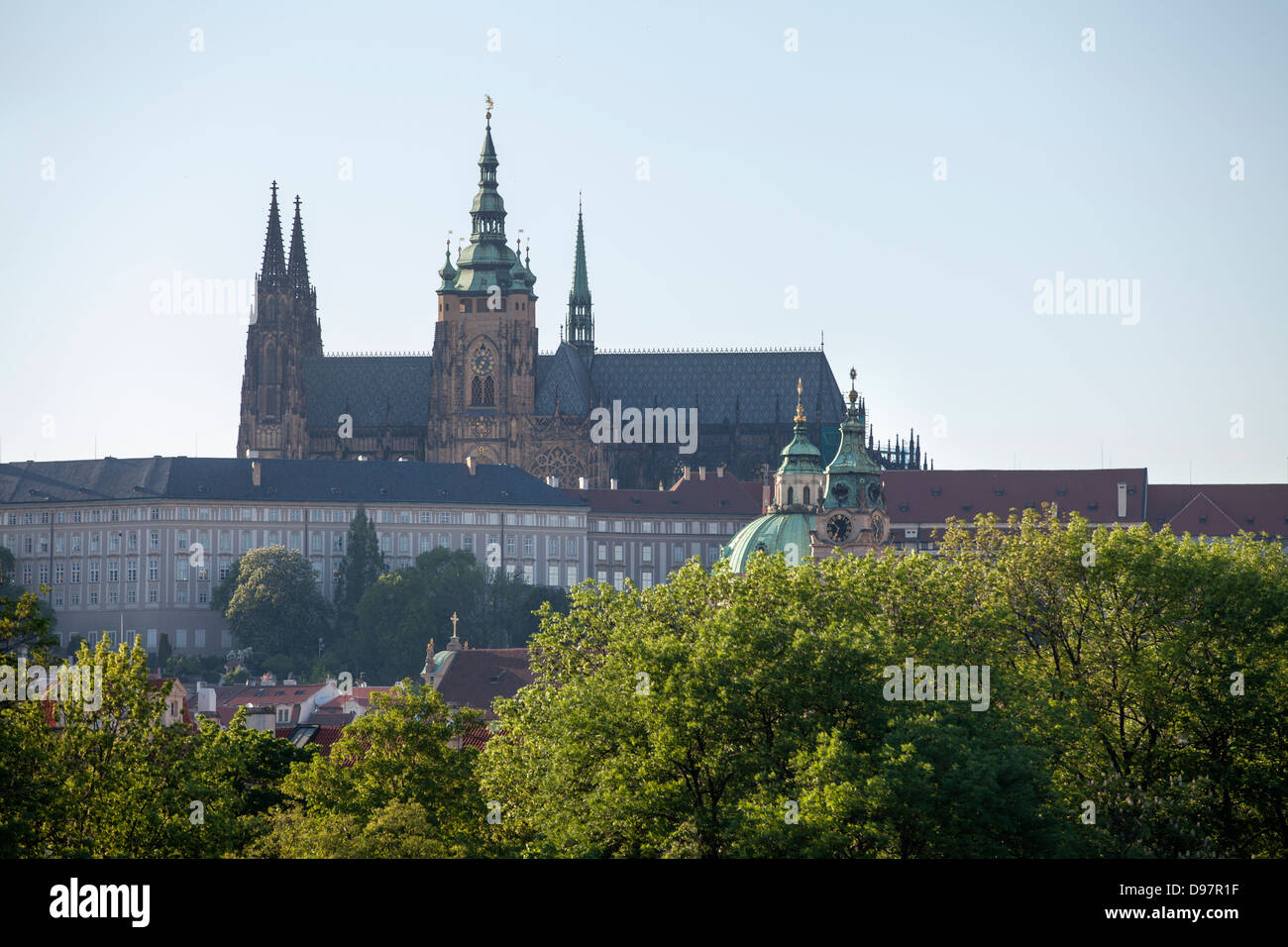 Le Château de Prague, Prague, République Tchèque, Europe. Banque D'Images