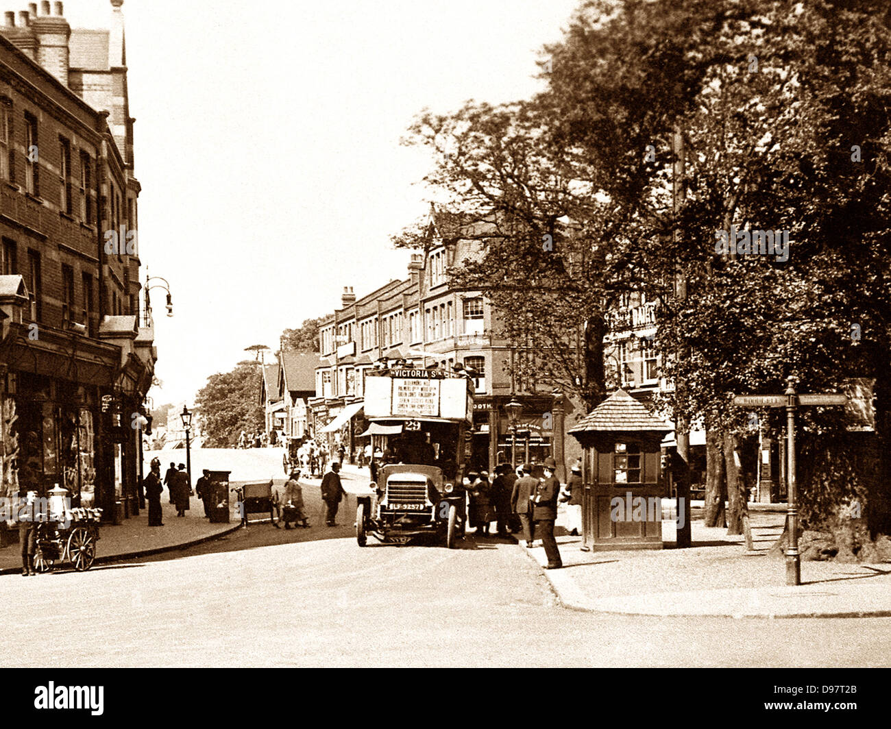 Palmers Triangle vert début des années 1900 Banque D'Images