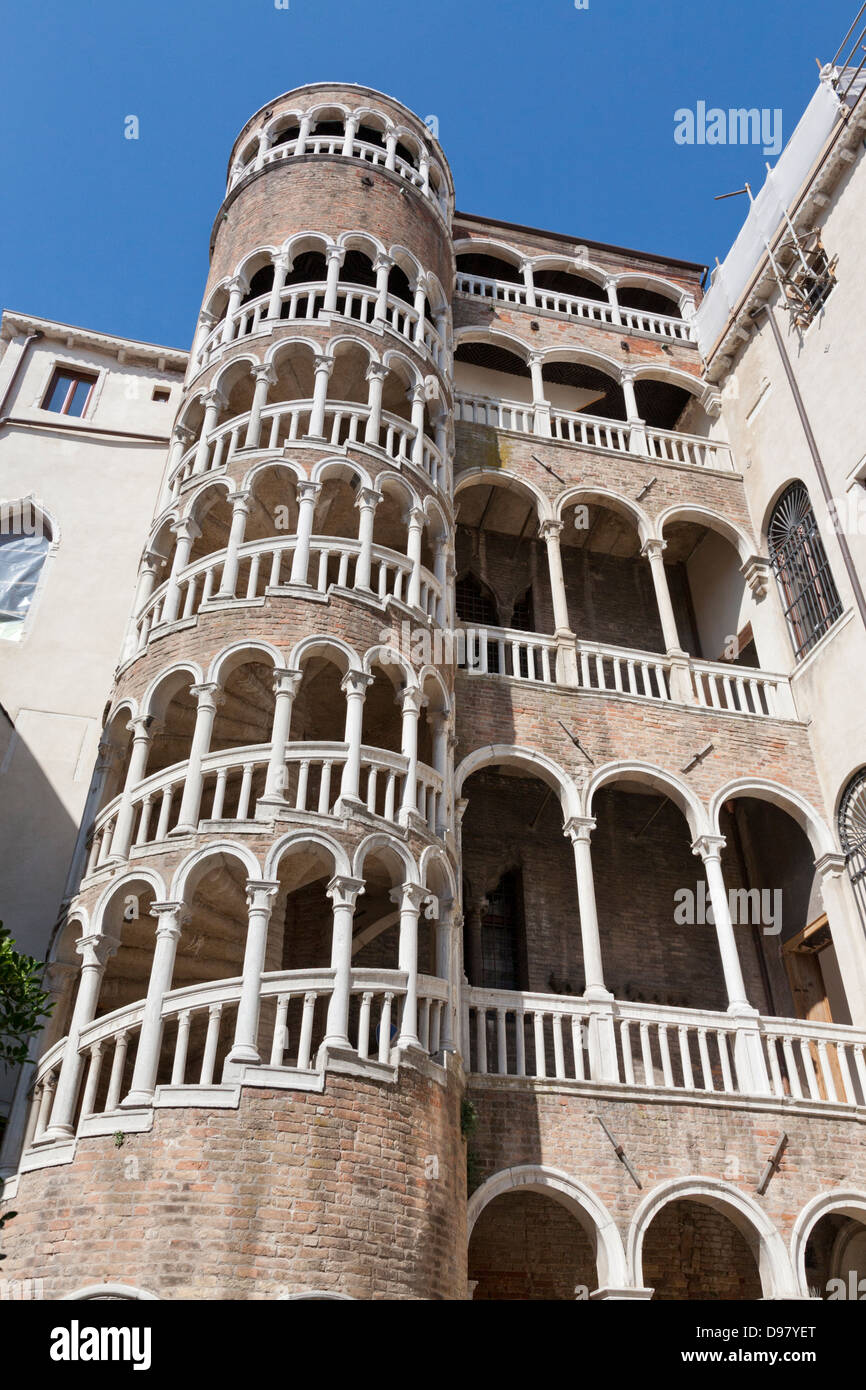 Palazzo Contarini del Bovolo, Palace, Venice, Italie Banque D'Images