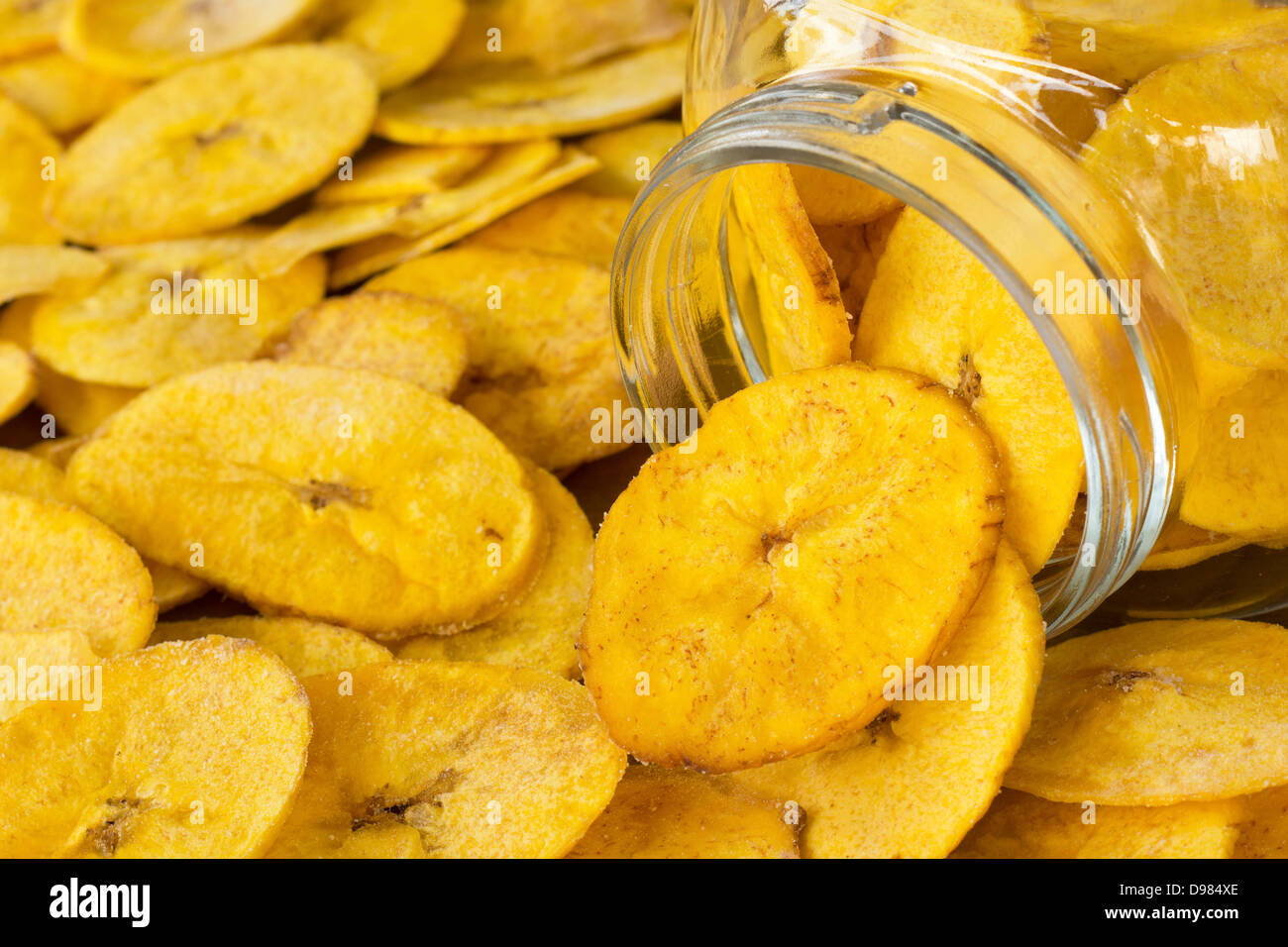 Chips de banane plantain Photo Stock Alamy