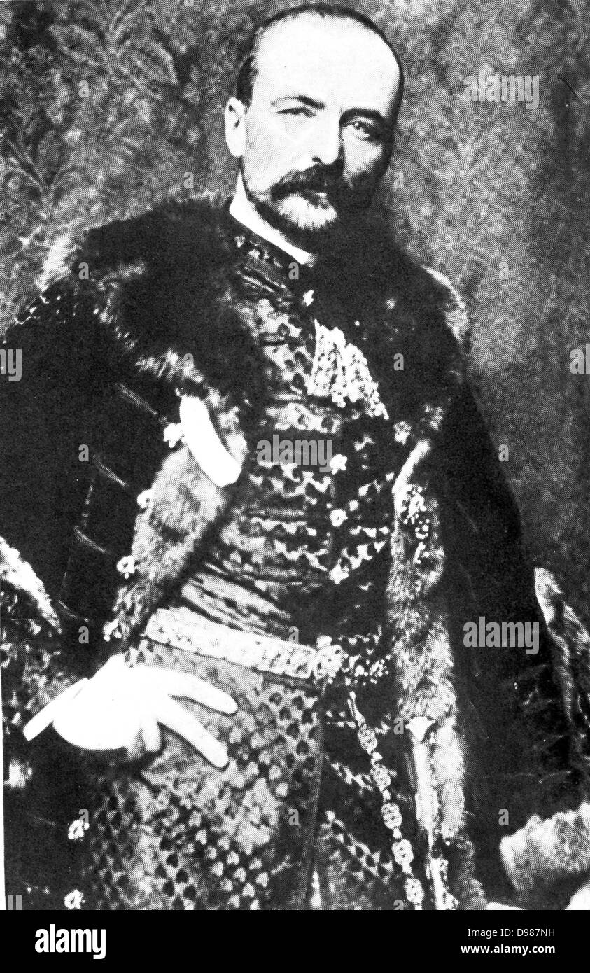 Count Stephan Tisza, (1861-1918). Homme politique hongrois, premier ministre et membre de l'Académie hongroise des sciences. Les deux événements les plus importants de sa vie ont été l'Autriche-Hongrie d'entrer dans la Première Guerre mondiale lorsqu'il était premier ministre pour la deuxième fois. Banque D'Images