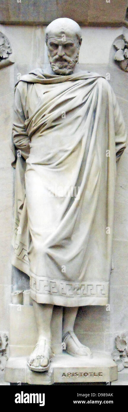 Aristote (384-322 avant J.-C.), philosophe et scientifique grec. Banque D'Images