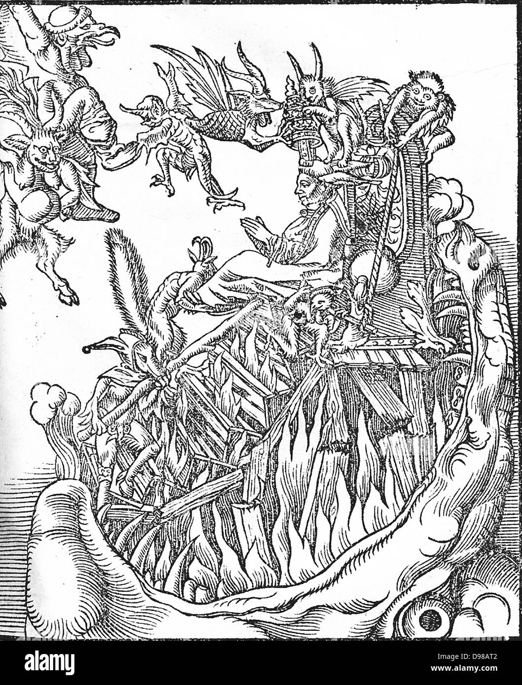 Luther, Martin (1483-1546). 1545. Survivre ensemble dans le "Sammelband" dans lequel ils étaient liés à leur propriétaire d'origine, ces quatre textes portent sur le concile de Trente et la diète de Worms, 1544-1545. Banque D'Images