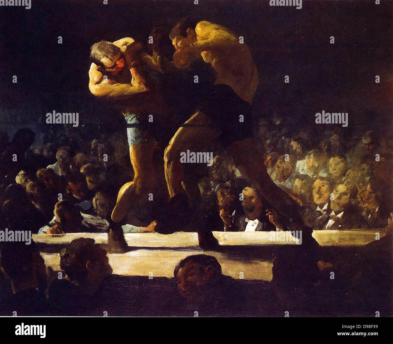 George Wesley Bellows, American Ashcan School (peintre), 1882-1925.-Club Night' 1907 Banque D'Images