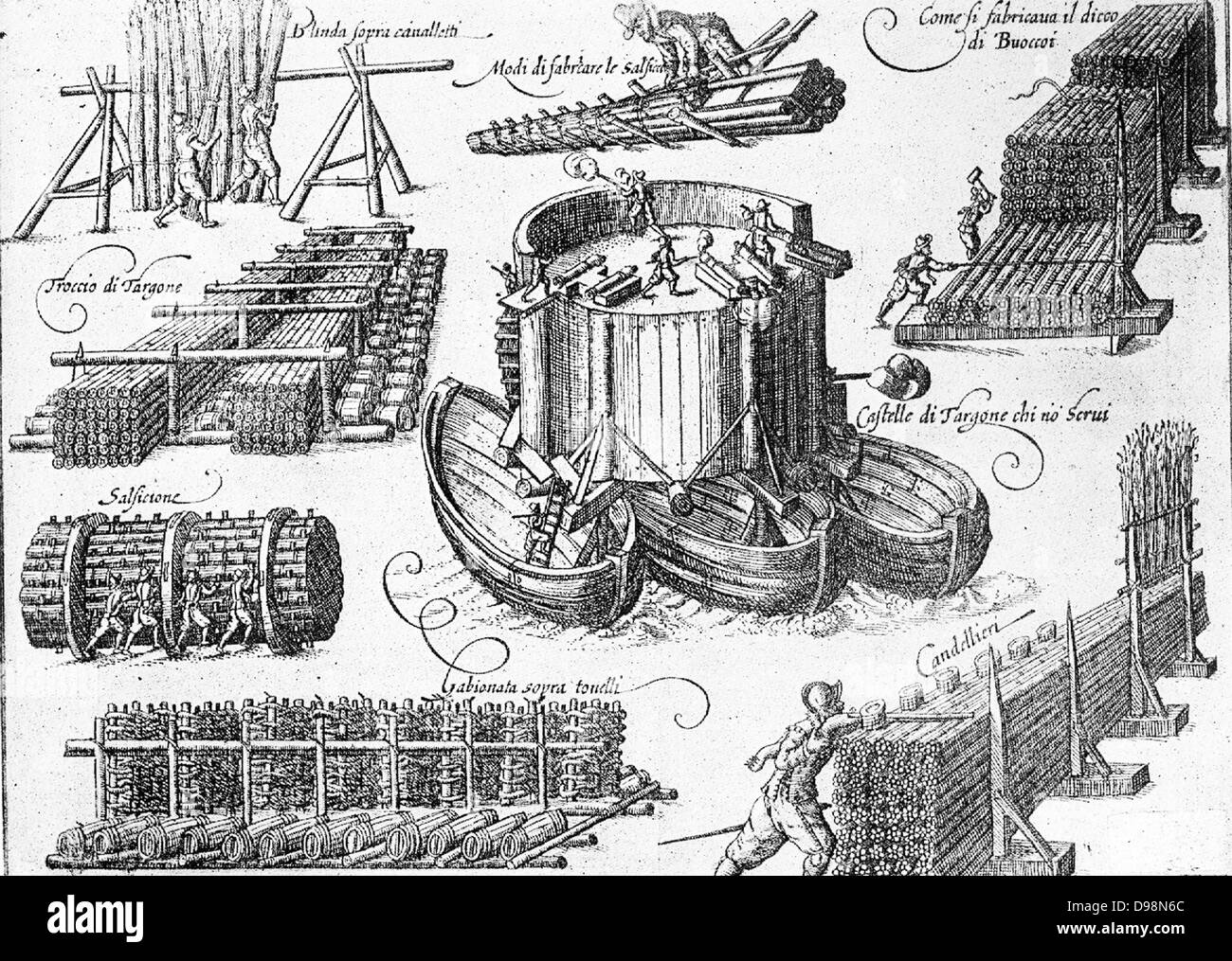 Attaque et différents ouvrages défensifs qui le Marquis Spinola Ambrose a fait lors du siège d'Ostende utilisé. Don Ambrogio Spinola Doria, 1er marquis de la Balbases (1569 - 25 septembre 1630) était un aristocrate italien, qui, en règle générale en espagnol, a remporté un certain nombre d'importantes batailles pour la couronne Espagnole Banque D'Images