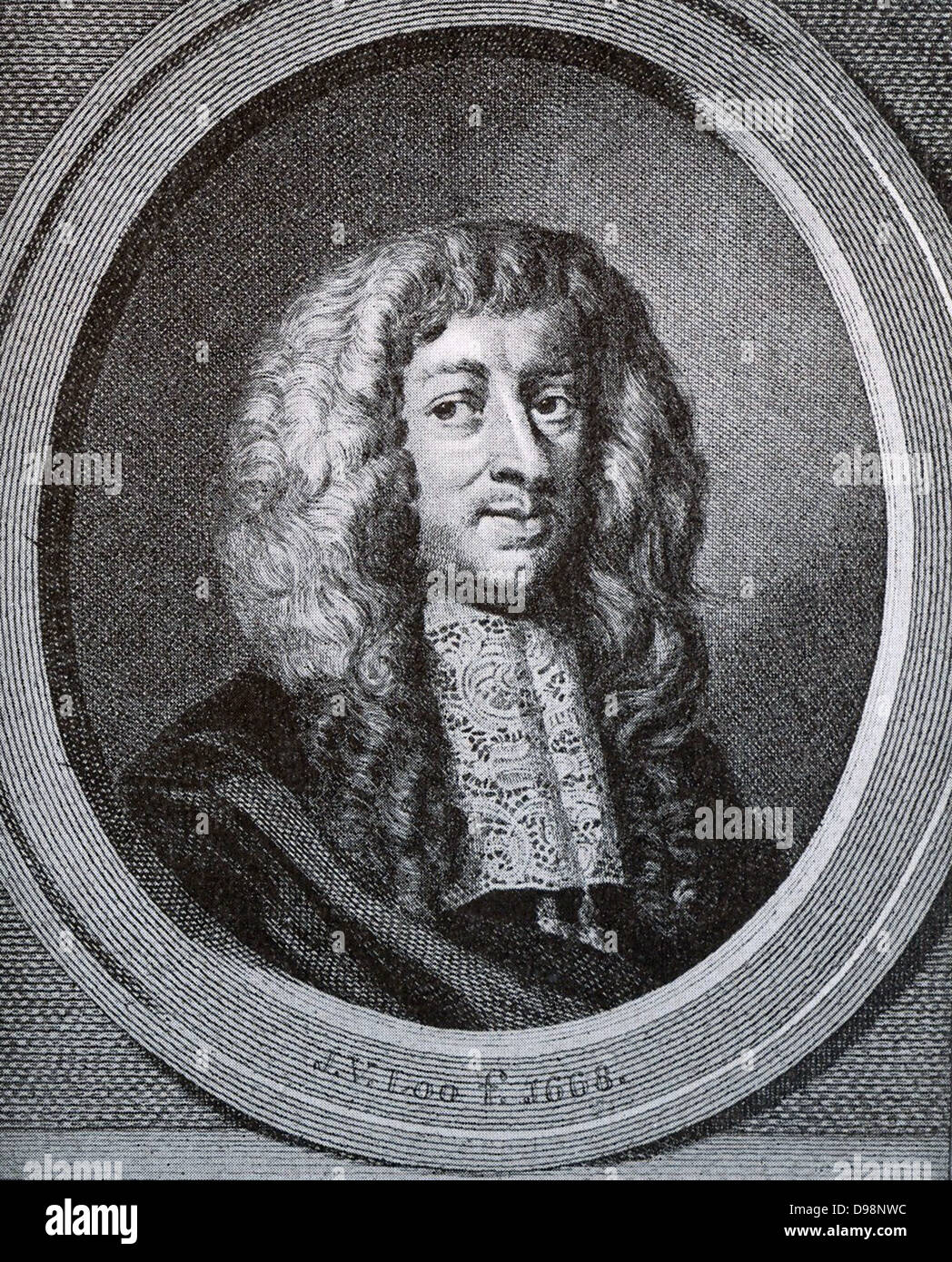 Anthony Heinsius (1641-1720) a été le premier pensionnaire de Delft, sa ville natale. Il a rejoint en 1681comme envoyé spécial à Paris, après la mort de Gaspar Fagel, pensionnaire de Hollande, où il a occupé de bureau, jusqu'à sa mort. Il a étudié avec Prins Eugène de Savoie et Marlborough le cours de la guerre de Succession d'Espagne. Banque D'Images
