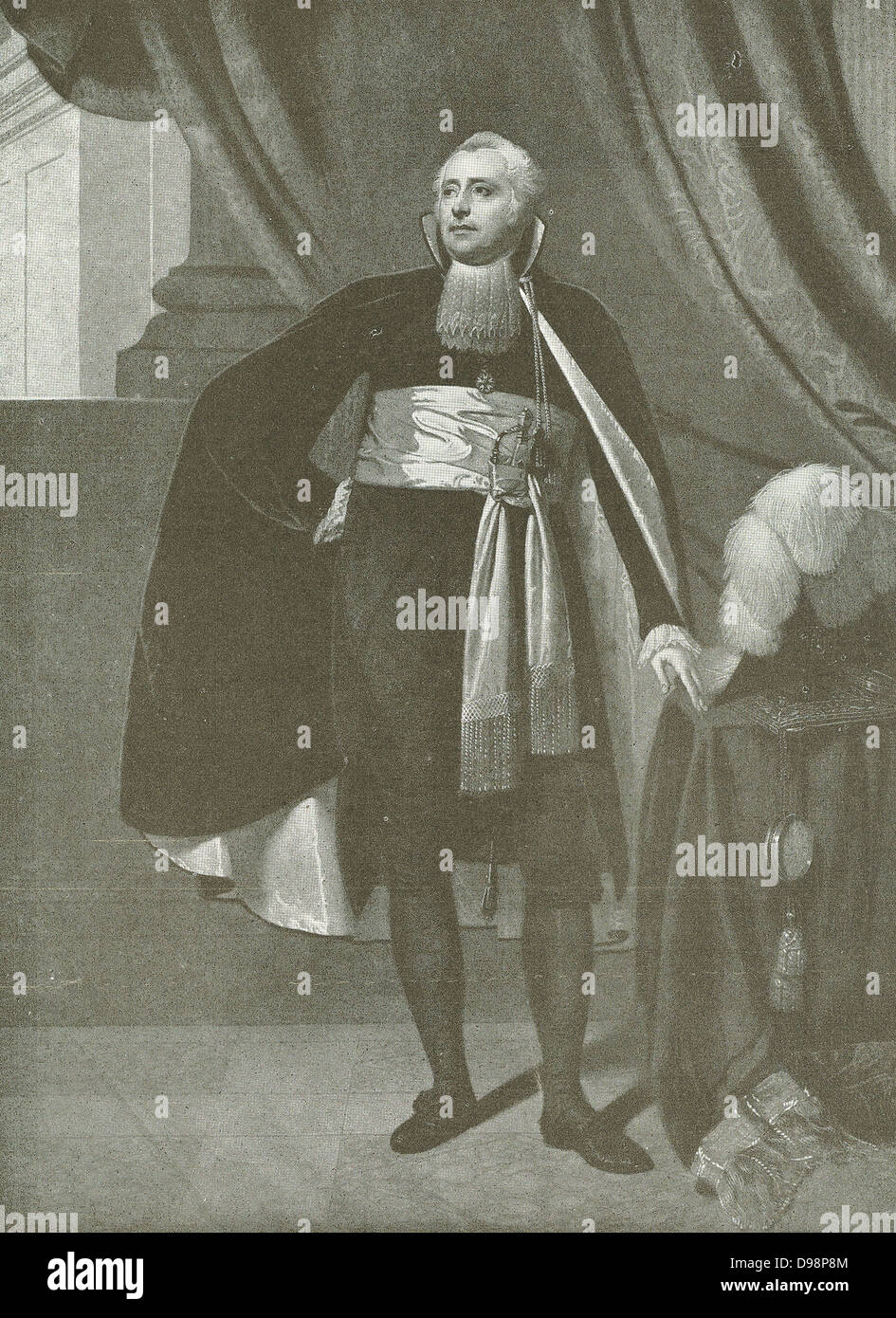 Rutger Jan Schimmelpenninck (1761 - 1825), seigneur de Peckedam Nyenhuis, et Gellicum, était un homme politique néerlandais de la République batave et un investisseur dans l'Holland Land Company. Il a étudié le droit à l'Université de Leiden entre 1781 et 1784. Il devient avocat à Amsterdam en 1784. Il a été l'un des leaders de la révolution contre Guillaume V, Prince d'Orange, lorsque l'armée française a battu les Néerlandais en janvier 1795. Banque D'Images
