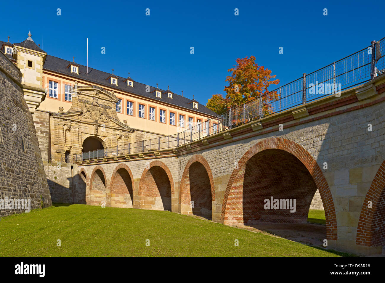 Citadelle de Petersberg, Erfurt, Thuringe, Allemagne Banque D'Images