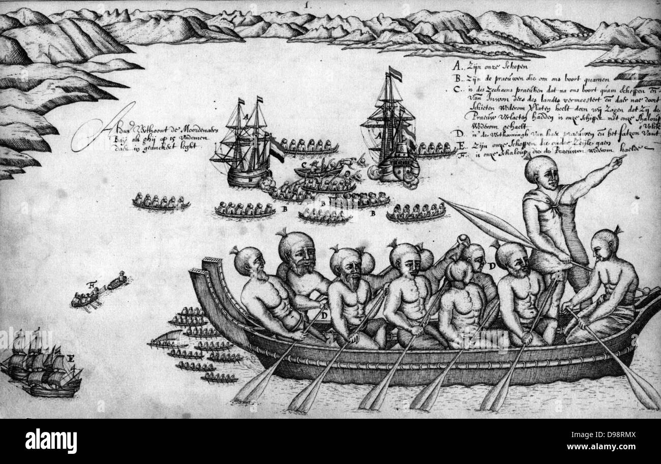Abel Janszoon Tasman (1603 - 10 octobre 1659), le néerlandais marin, explorateur et commerçant, connu pour ses voyages de 1642 et 1644 Banque D'Images