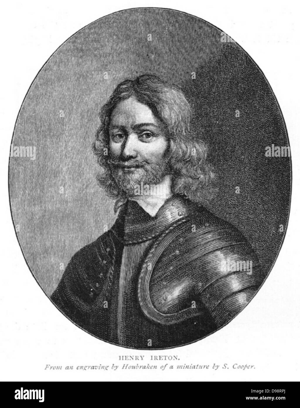 Henry Ireton (1611 - 26 novembre 1651), était un général dans l'armée du Parlement pendant la guerre civile anglaise. Il était le beau-fils d'Oliver Cromwell. Banque D'Images
