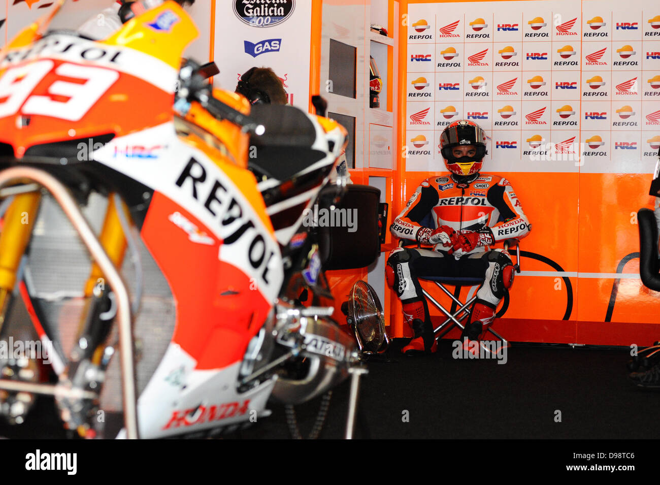 Catalogne Montmelò, 14 juin 2013. Marc Márquez (Repsol Honda Team) lors de la séance d'essais libres de droits : Gaetano Piazzolla/Alamy Live News Banque D'Images