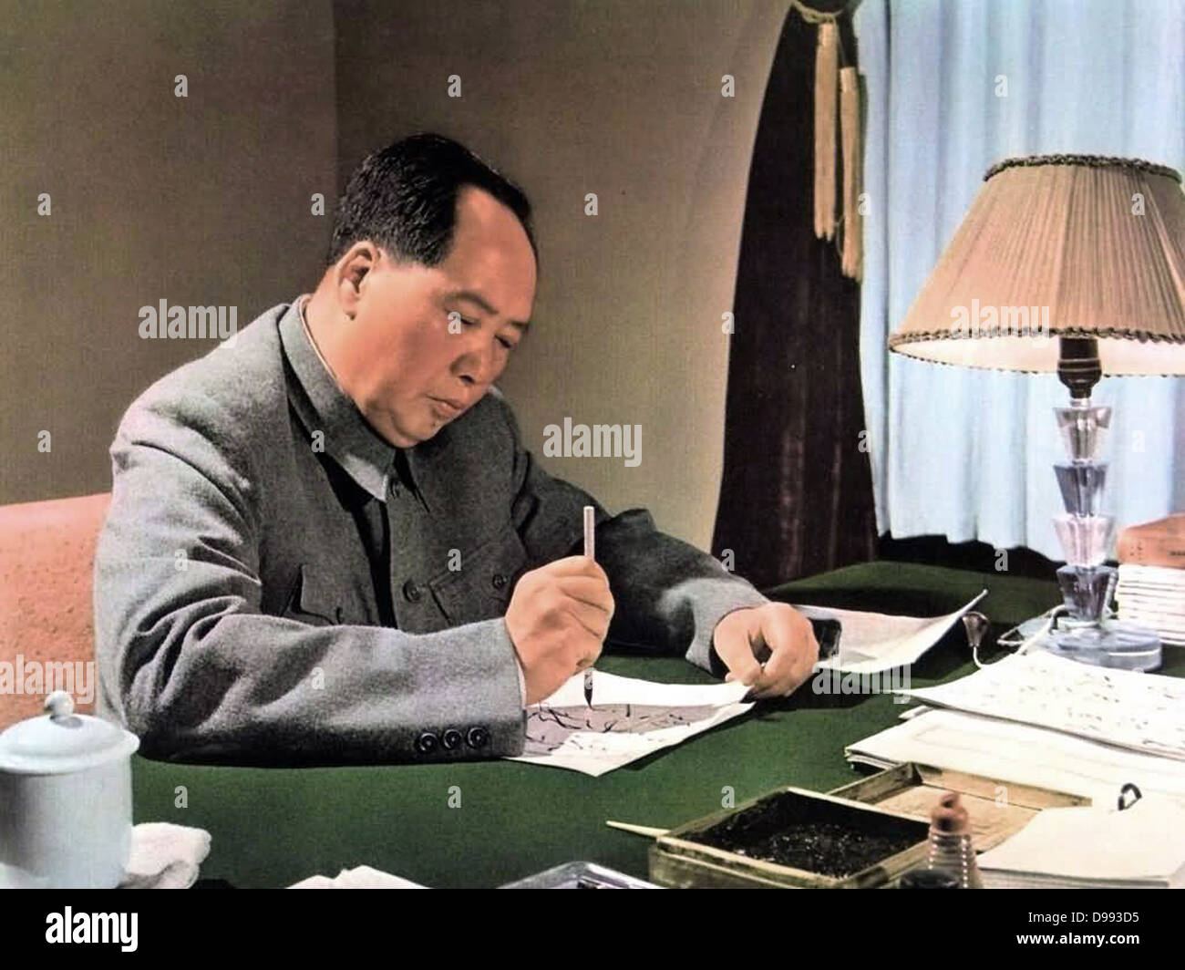 Mao Tse-Tung (1893-1976) Mao Zedong, leader communiste chinois Banque D'Images