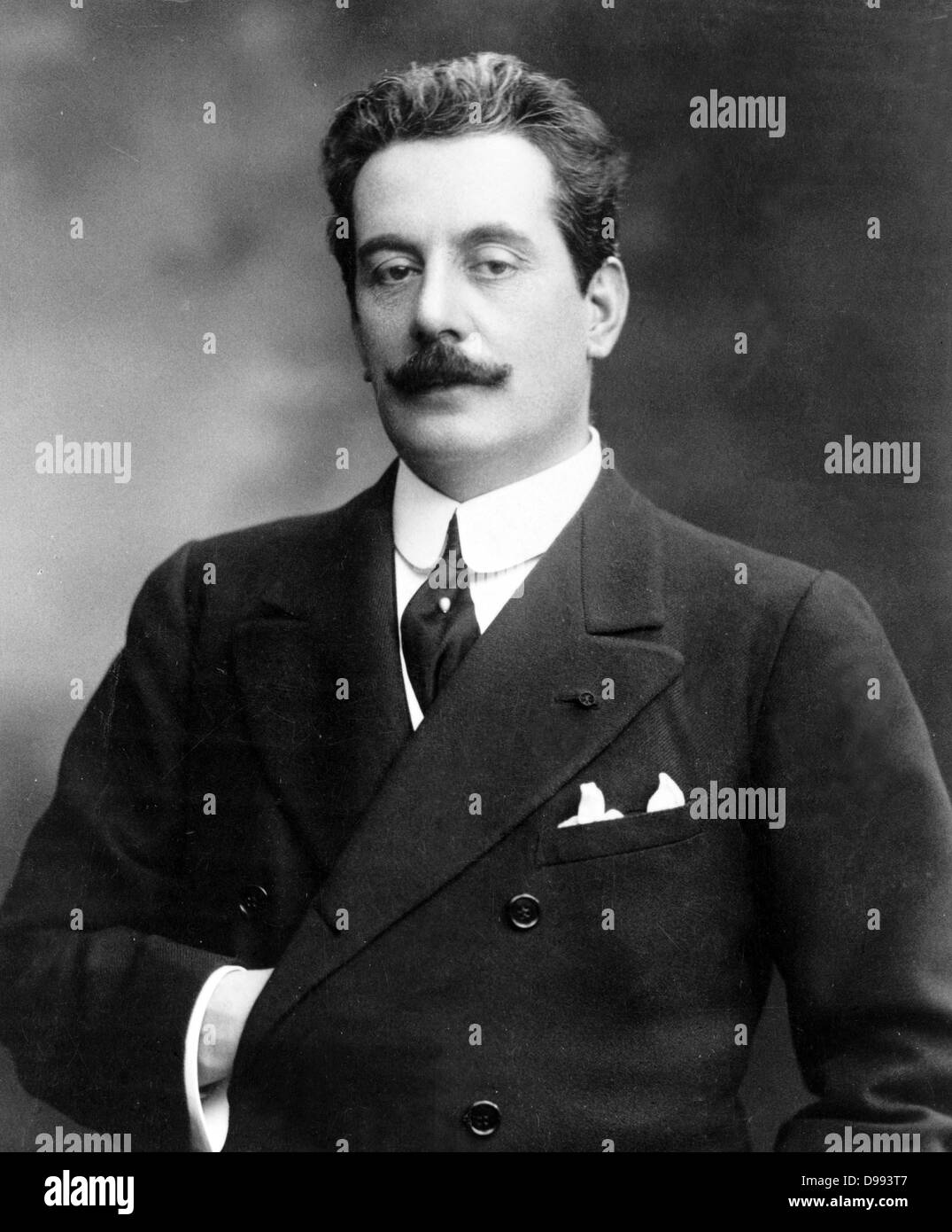 Giacomo Puccini (1858 -1924) Compositeur italien d'opéras, y compris la bohème, Tosca, Madame Butterfly et Turandot. Banque D'Images