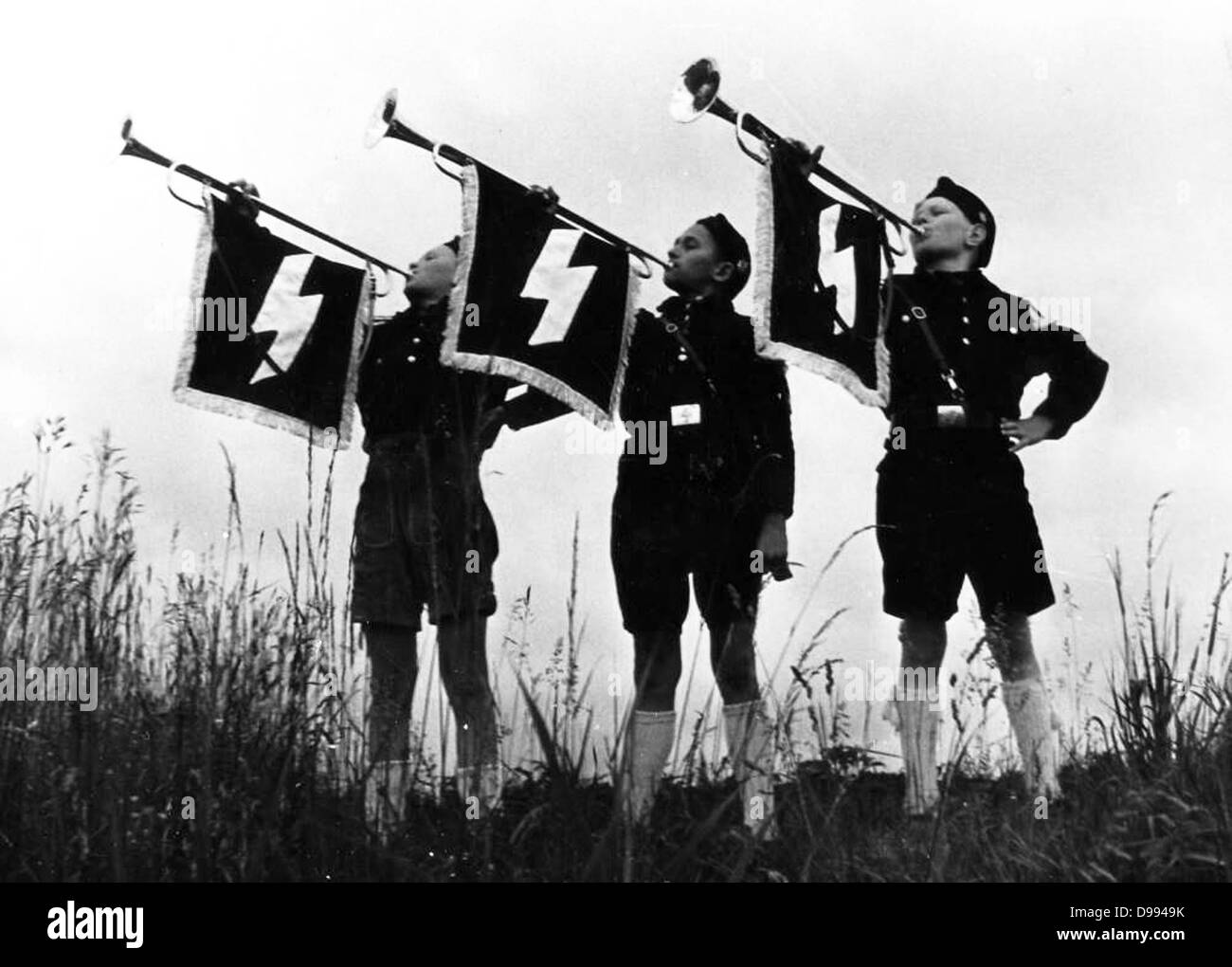 La jeunesse hitlérienne Rallye ; vers 1936 Banque D'Images