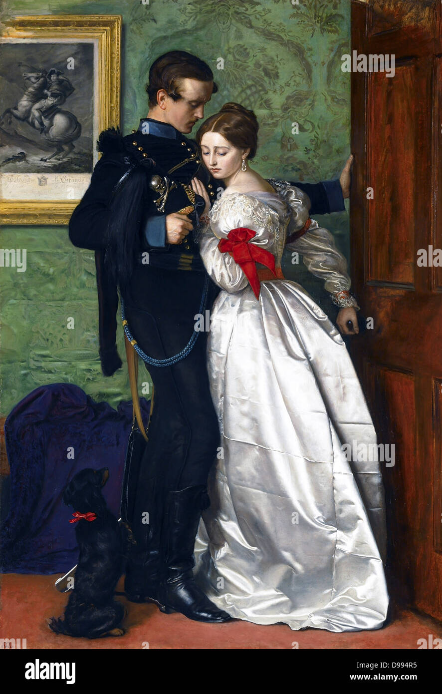 Sir John Everett Millais, 1 baronnet, PRA (1829 -1896) La Black Brunswicker (1860) Banque D'Images
