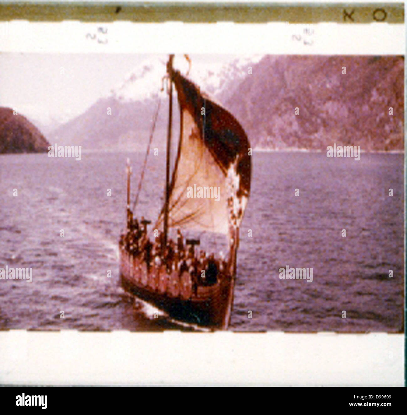 35mm horizontal Technirama (anamorphique) x 1,5 'Les Vikings'. Banque D'Images 35mm horizontal Technirama (anamorphique) x 1,5 'Les Vikings'. Banque D'Images