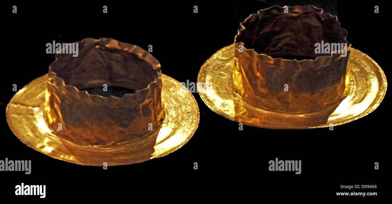 Bijoux de cheveux d'or 5e - 4e siècle avant J.-C.. Le grec. Banque D'Images