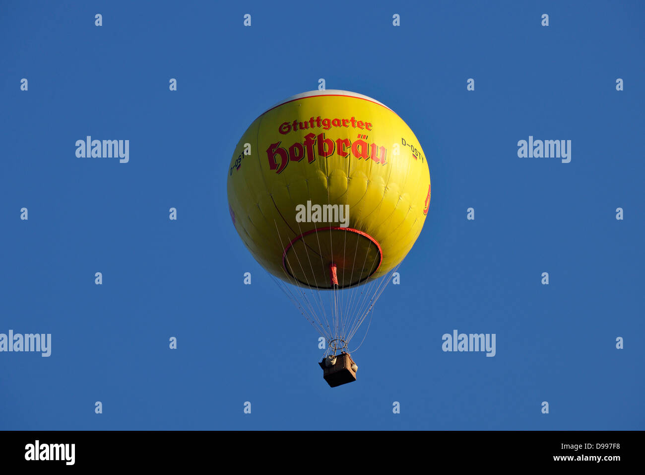 Aéronaute, ballon, hot air balloon Banque D'Images