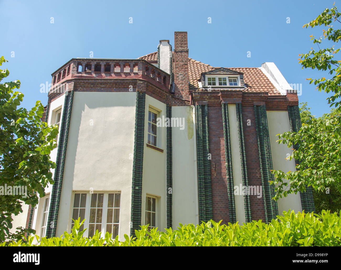 Haus Behrens à Kolonie Kuenstler colonie d'artistes de Darmstadt Allemagne Banque D'Images