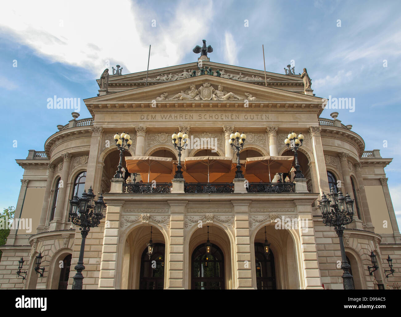 Ancien opéra Alte Oper à Francfort am Main Allemagne Banque D'Images