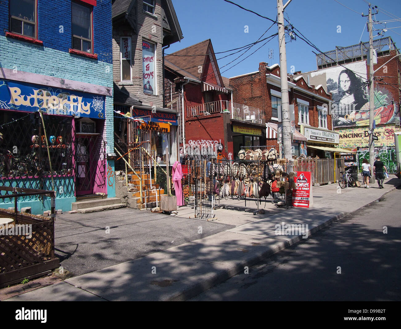 Kensington Market, zone commerçante de bohème à caractère ethnique à Toronto Banque D'Images