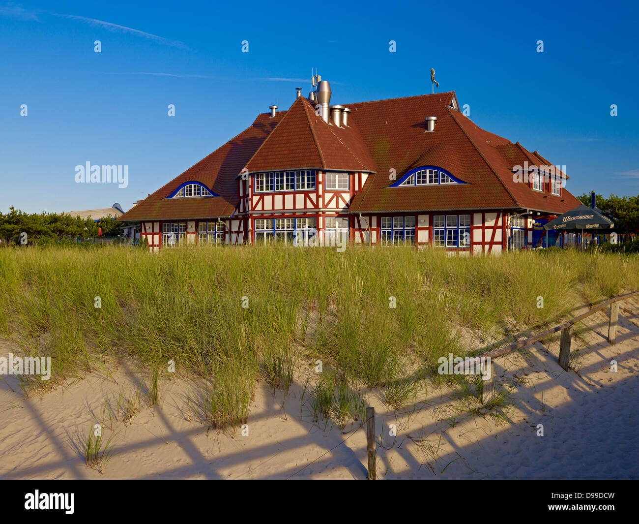 Ancien Kurhaus, Zingst Fischland-Darss-Zingst, Mecklembourg-Poméranie-Occidentale, Allemagne Banque D'Images