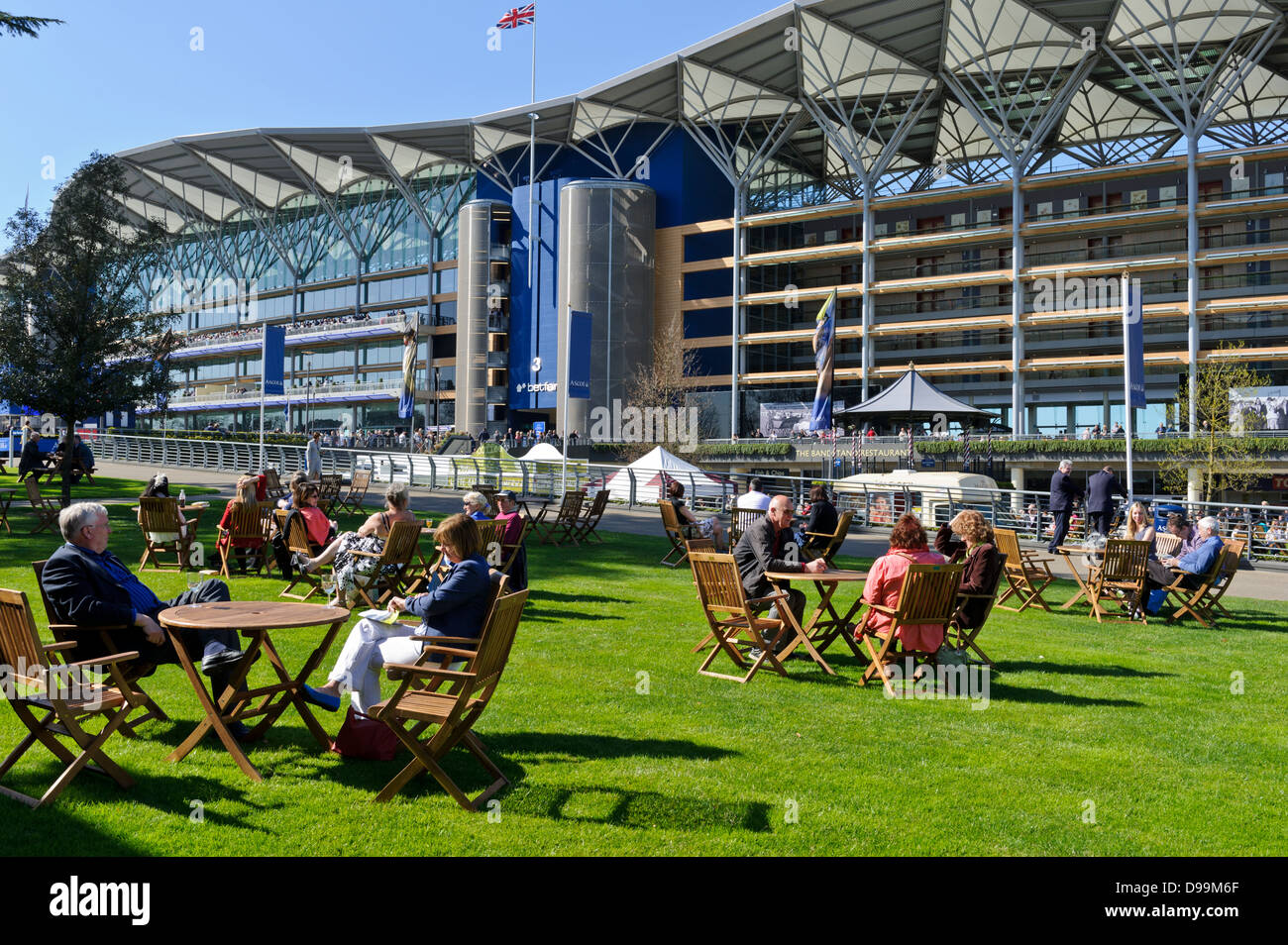 L'hippodrome d'Ascot, Ascot, Angleterre, Royaume-Uni. Banque D'Images