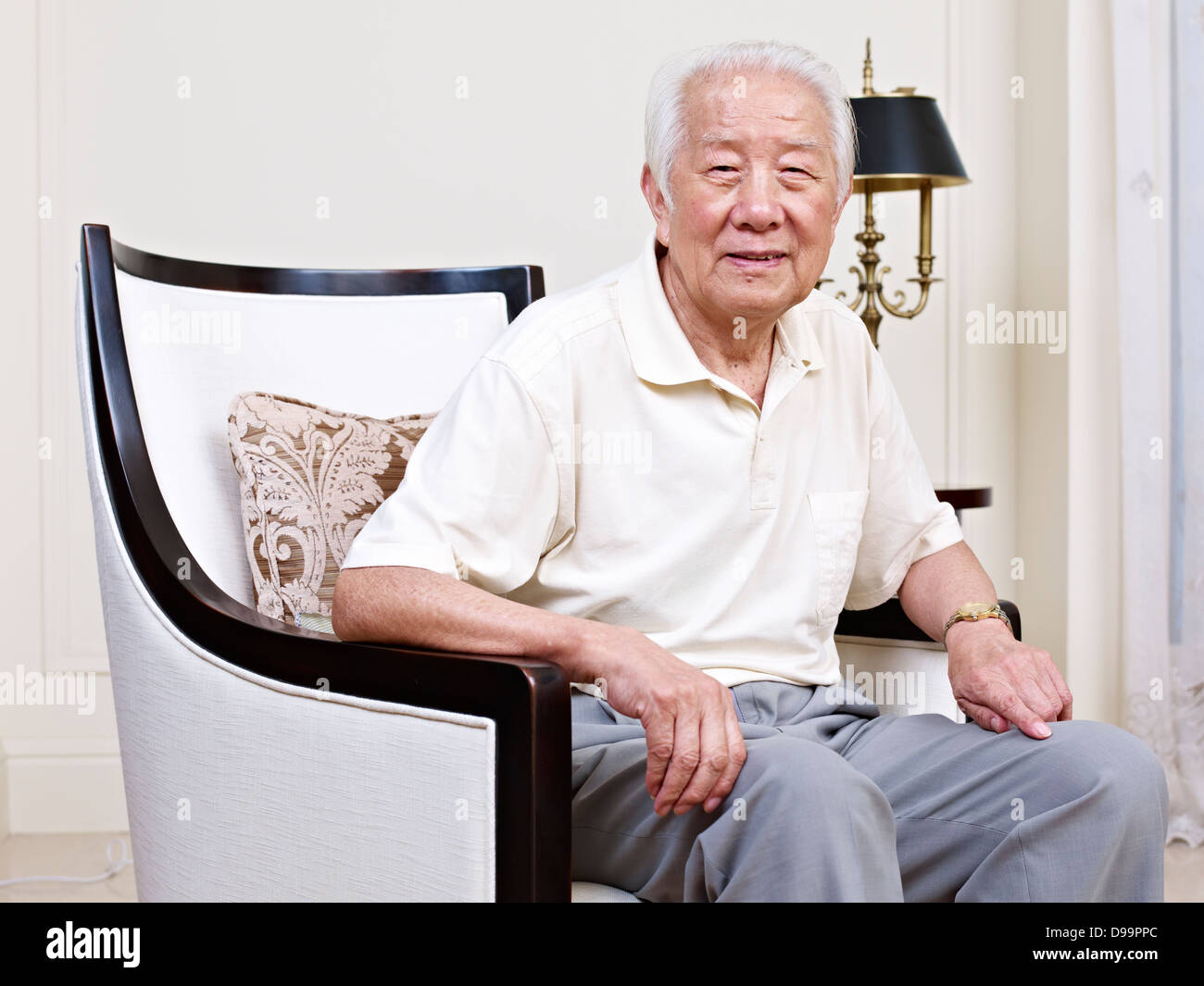 Senior Asian Man Banque D'Images